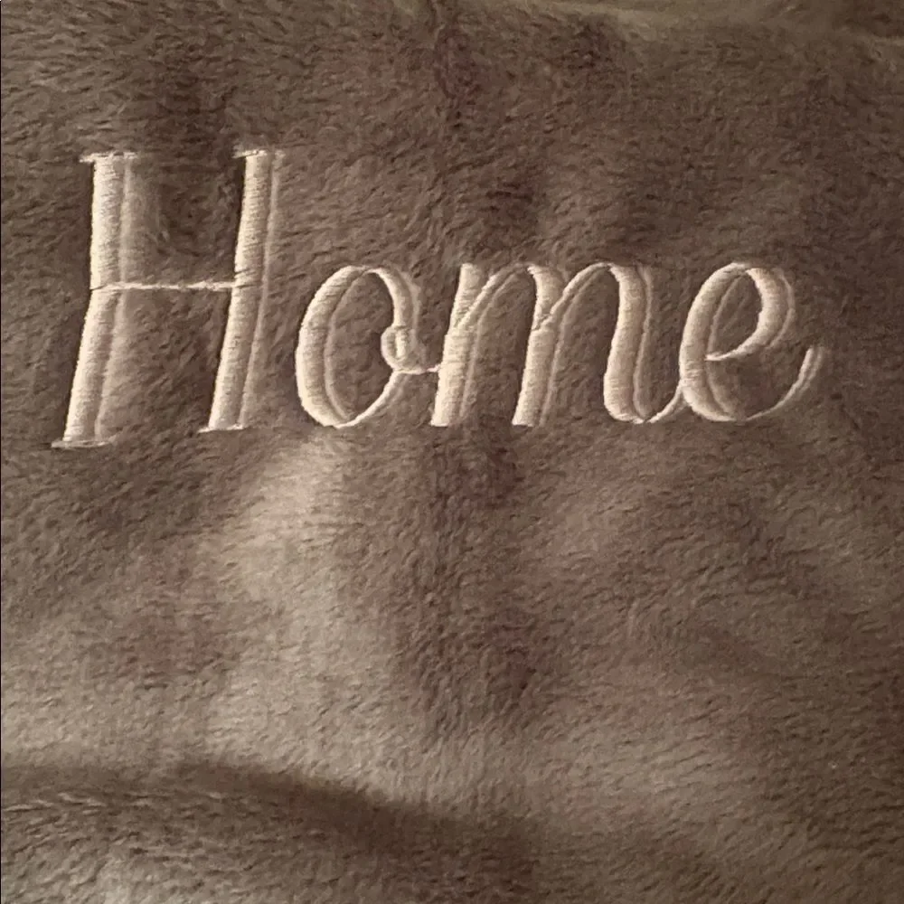 Land's End Delux Mink Sherpa Throw 50x70